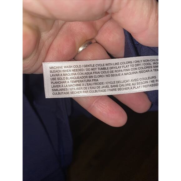 ELOQUII Jersey Knit Fitted Plus Dress Sz 18 Maritime Blu Half Sleeve Stretch NWT - Picture 16 of 16